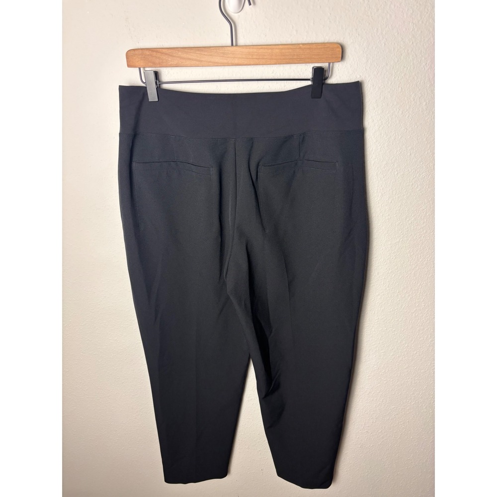 Athleta Endless Pants Black High Rise Tapered Trouser 28" Inseam Womens Size 12 - Picture 4 of 4